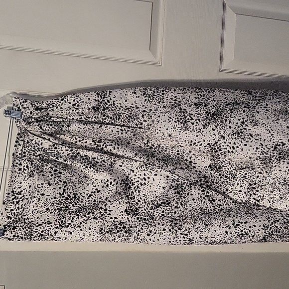 NWT Nine West Animal Print Faux Wrap Skirt - Picture 1 of 12